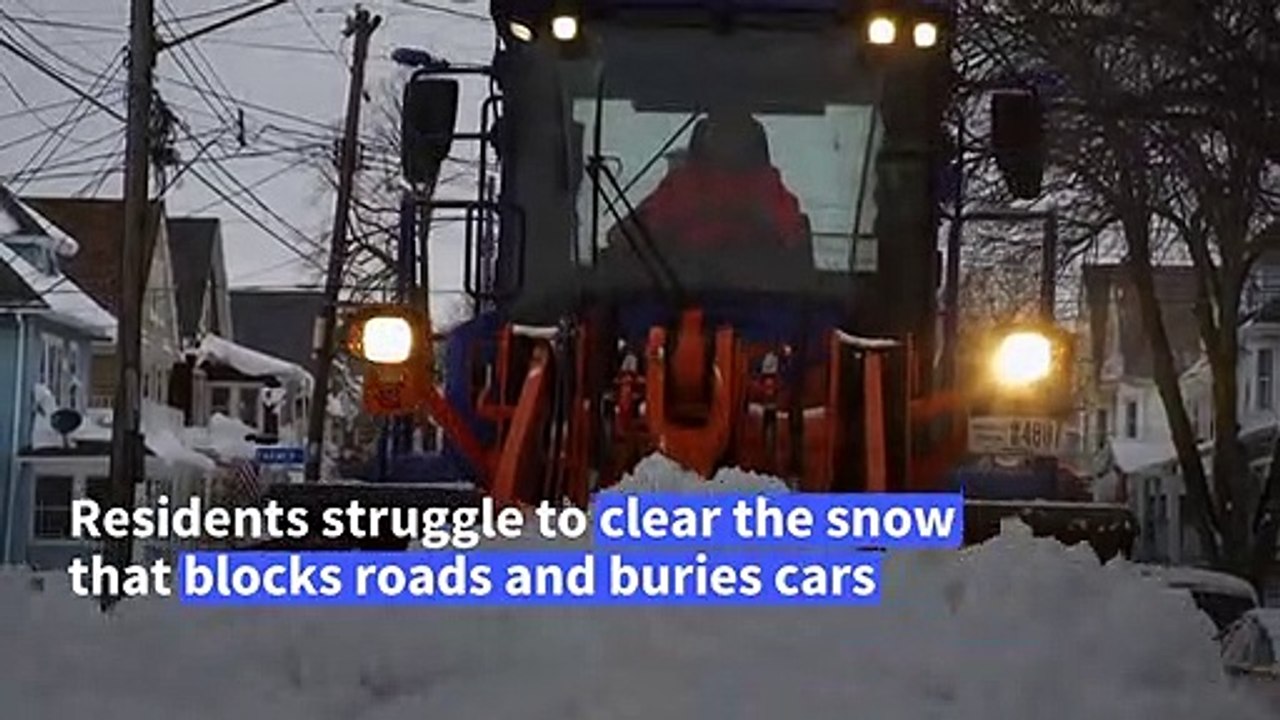 Buffalo, New York struggles with snow after monster storm
