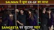 Sweetest Gesture! Salman Khan KISSES Ex GF Sangeeta Bijlani Exit Video From Salman's Birthday Bash
