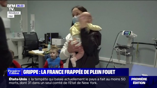 Épidémie de grippe: le nombre de passages aux urgences a augmenté de 84% en une semaine