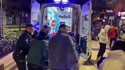 Savrulan motosiklet 30 metre sürüklendi, 2 kişi ağır yaralandı.