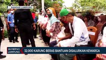 32 Ribu Karung Beras Bantuan Disalurkan ke Warga