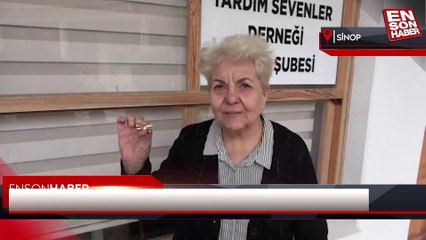 Sinop'ta yaşayan kadın 50 yıldır dernek başkanlığı yapıyor