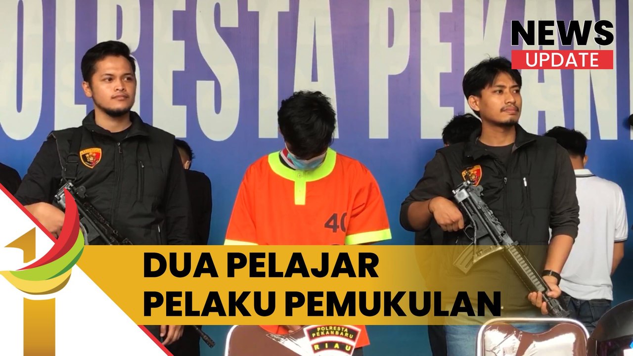 Diduga Geng Motor, Dua Pelajar Pelaku Pemukulan Di Pekanbaru Dibekuk Polisi