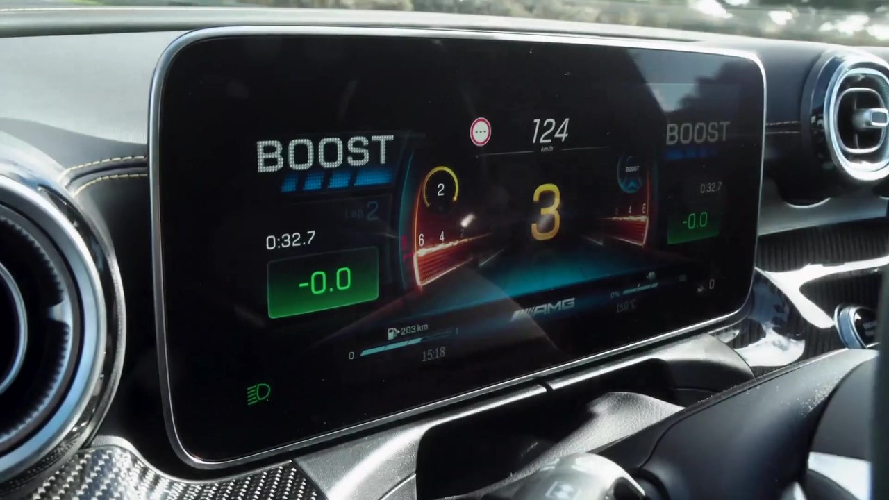 Mercedes-AMG C 63 S E PERFORMANCE Boost strategy