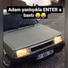 Drift yapılan araçta akıl almaz kaza! Yola fırladı