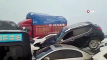 En az 200 araç birbirine girdi! Ölü ve yaralılar var: Çin’de dehşete düşüren görüntüler