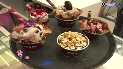Cream Stone Ice Cream _ Complete Story And Process Of Cream Stone Ice Cream _ Warangal _ V6 News