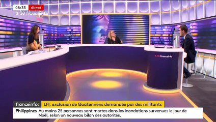 Affaire Quatennens : il doit "se mettre en retrait longtemps, tant qu'il n'a pas déconstruit ce qu'il a fait", estime la députée LFI Danielle Simonnet