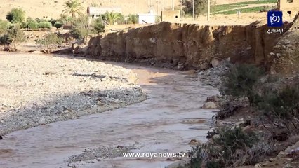 أمطار الخير ترفد سد التنور بالمياه لتعود الحياة فيه