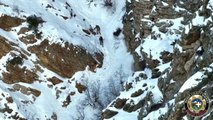 Rescatan a Nala, una perra perdida en un espectacular paraje en las montañas de Utah