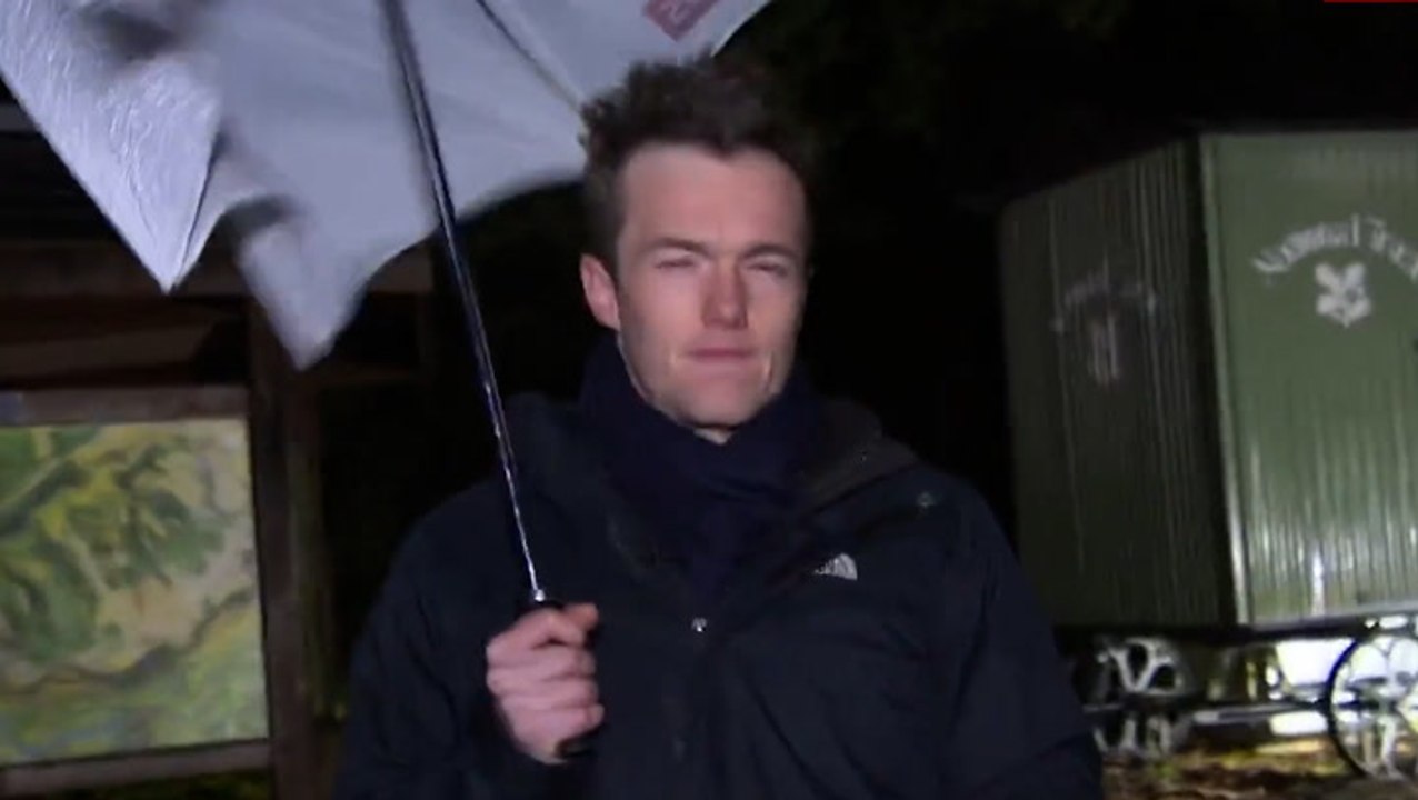 Extreme weather interrupts TV reporter’s on-air segment about extreme weather