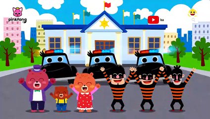 Five Little Buses Jumping on the Road and more   + Compilation   Pinkfong Songs for Children