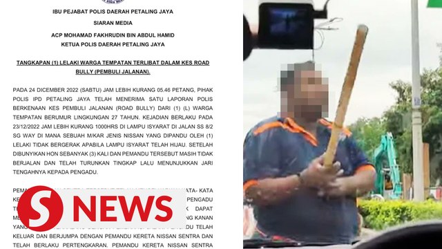 Cops nab Sungai Way road bullying suspect
