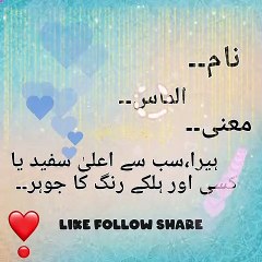 Islami Name Meanings