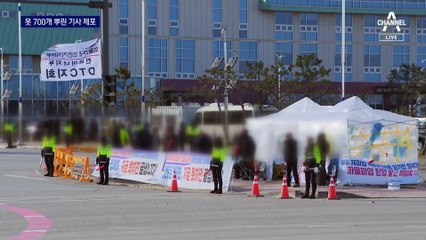 쇠못 700개 뿌린 기사 체포…화물연대 소속 노조원