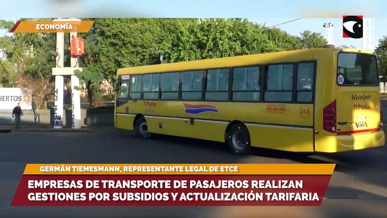 Empresas de transporte de pasajeros realizan gestiones por subsidios y actualización tarifaria