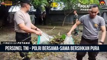 Sinergitas TNI Polri Lakukan Baksos Di Pura Segara Ampenan