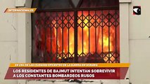 Los residentes de Bajmut intentan sobrevivir a los constantes bombardeos rusos