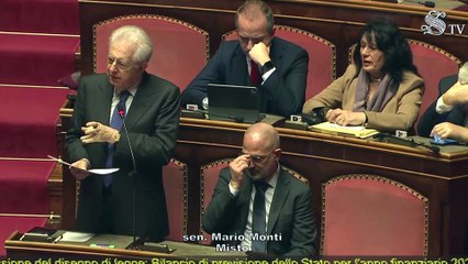 Manovra, Monti: "Con appiattimento del sistema fiscale si rischia di colpire la sanità pubblica"