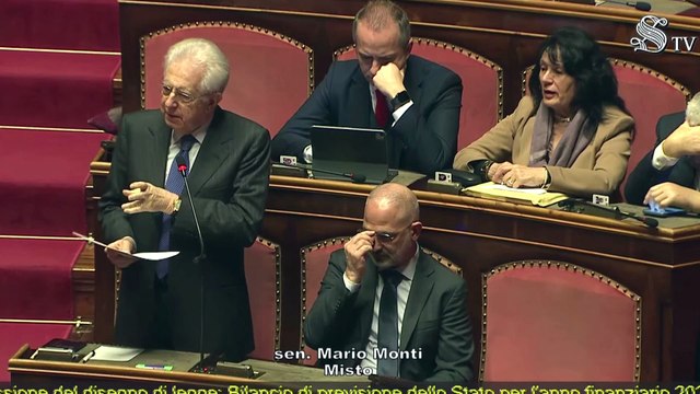Manovra, Monti: Con appiattimento del sistema fiscale si rischia di colpire la sanità pubblica
