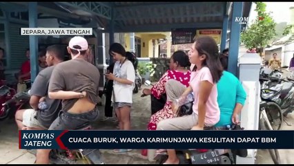 Cuaca Buruk, Warga Karimunjawa Kesulitan Dapat BBM