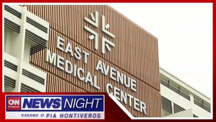 East Avenue Medical Center, handa para sa injuries mula paputok