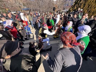 YENİ YILIN GELİŞİ 'GAĞAN' GELENEĞİYLE KUTLANDI