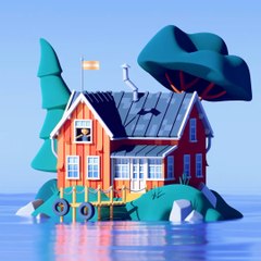 Cet illustrateur crée des petits mondes fictifs en gifs