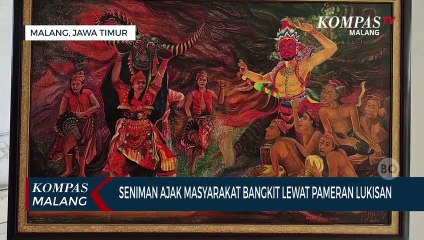 Seniman Berkumpul, Ajak Masyarakat Bangkit Lewat Pameran Lukisan