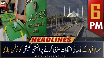 ARY News Prime Time Headlines | 6 PM | 28th December 2022