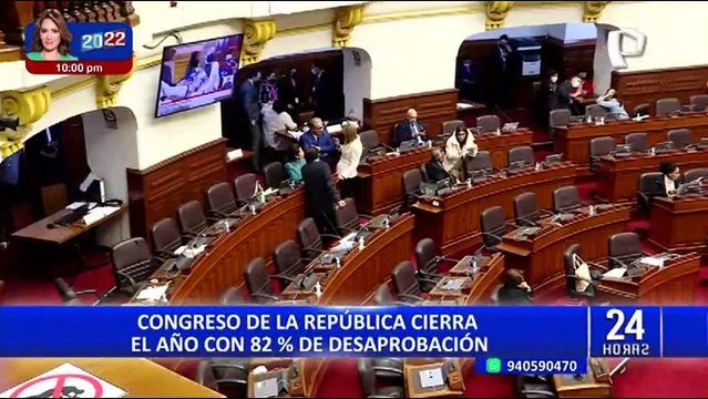 El Congreso termina el año con 13 bancadas tras renuncias en diferentes grupos parlamentarios