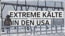 Kältewelle: Bizarre Eisformationen am Lake Michigan, Schneemassen in Buffalo