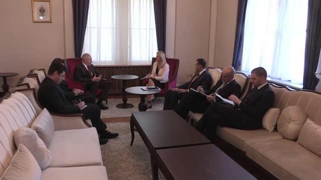 SARAYBOSNA - Bosna Hersekli Sırp lider Cvijanovic, Türkiye'nin Saraybosna Büyükelçisi'ni kabul etti