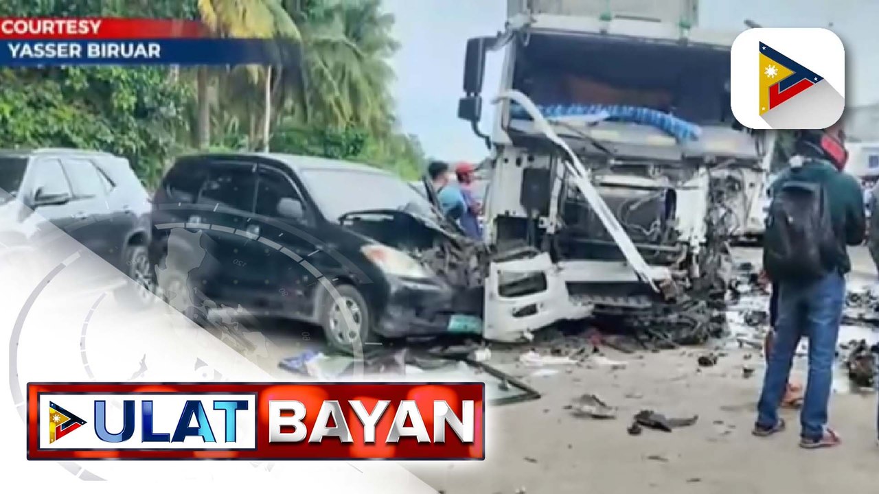 Driver ng pick-up truck, patay sa karambola ng apat na sasakyan sa Sta. Cruz, Davao del Sur