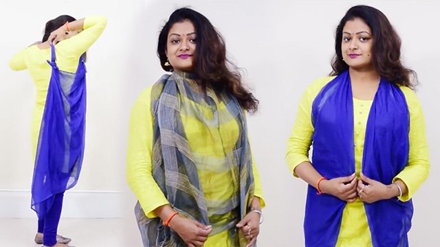 Dupatta DIY: Dupatta Draping in 3 Different Style | 3 Stylish Ways to Wear Dupatta | Boldsky