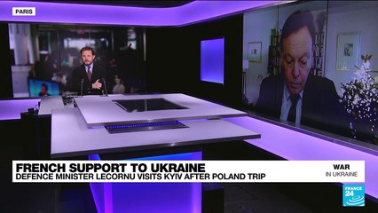 French Defence Minister Sébastien Lecornu arrives in Kyiv to boost support