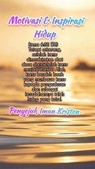 Ayat Ayat Alkitab Sebagai Motivasi dan Inspirasi Hidup