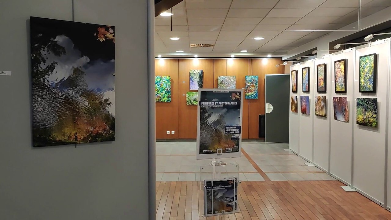 Exposition "Peintures & Photographies" en décembre 2022 à la Médiathèque de Montrouge