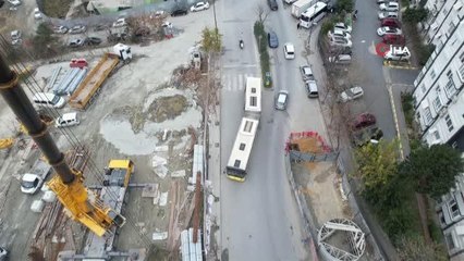 Bahçelievler'de İETT otobüsü arızalandı