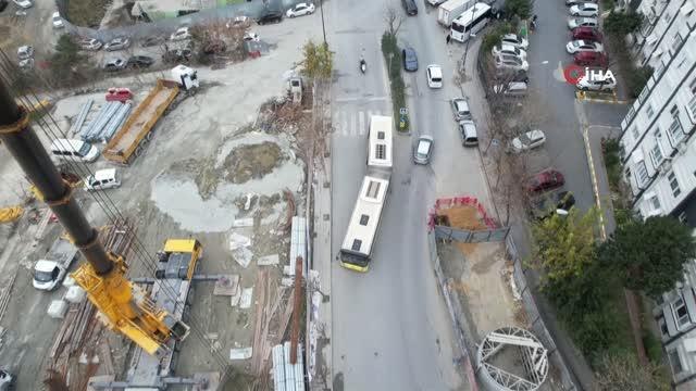 Bahçelievler'de İETT otobüsü arızalandı