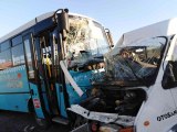 Kahramanmaraş'ta halk otobüsü ile minibüs çarpıştı: 1 ölü, 4 yaralı