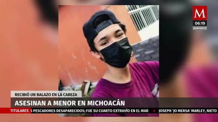 Asesinan a un menor en Michoacán, recibió un balazo en la cabeza