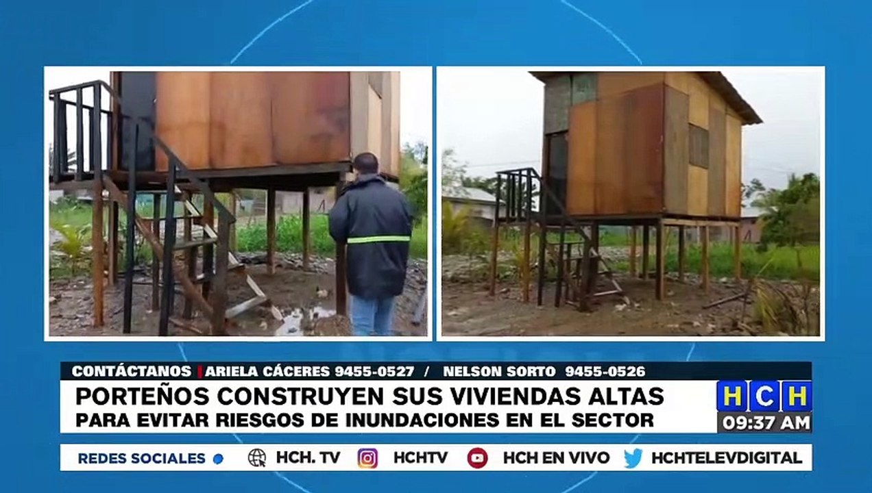 ¡Pertinaz lluvia mantiene anegadas algunas calles en Puerto Cortés!