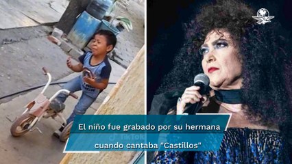 "Con el corazón de piedra"; Niño se viraliza al cantar a todo pulmón canción de Amanda Miguel