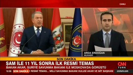 Bakan Akar ve MİT Başkanı Fidan Rusya'da: Şam ile 11 yıl sonra ilk resmi temas