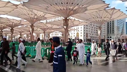 Adzan ashar masjid Nabawi Madina Sharif