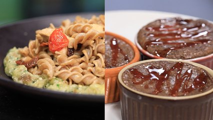 Salade de pâtes à l'aubergine, Fondant au chocolat - Koujinetna Haka 2 EP 58
