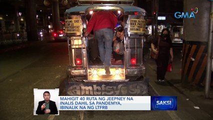 PASANG MASDA: Nasa 5,000–7,000 jeepney ang posibleng magbalik-pasada na | Saksi