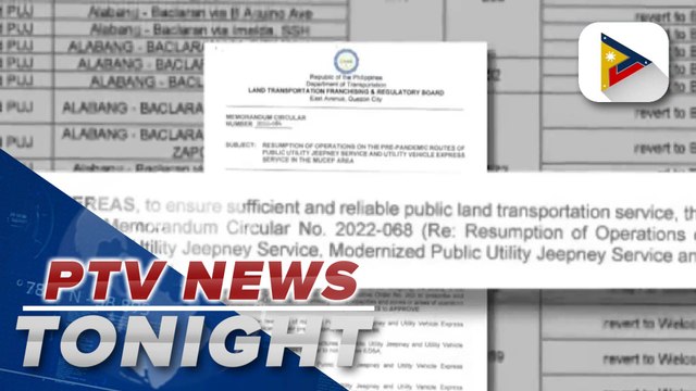 LTFRB reopens 50 pre-pandemic routes of traditional jeepneys