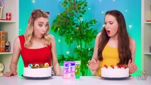CAKE DECORATING MUKBANG Spicy VS Sweet VS Sour Food Challenge by 123GO! FOOD